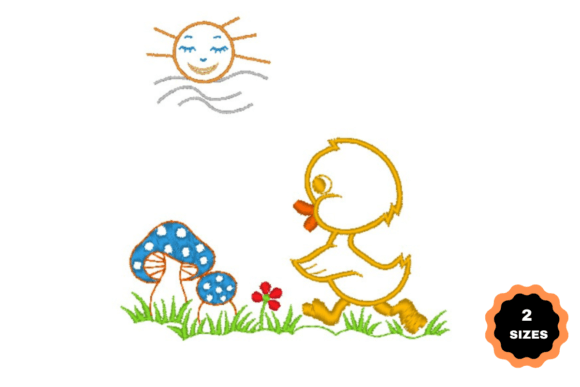 Baby Duck: A Seasonal Embroidery Gem
