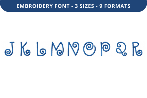 Cherry Frosting Font: Uppercase J to R
