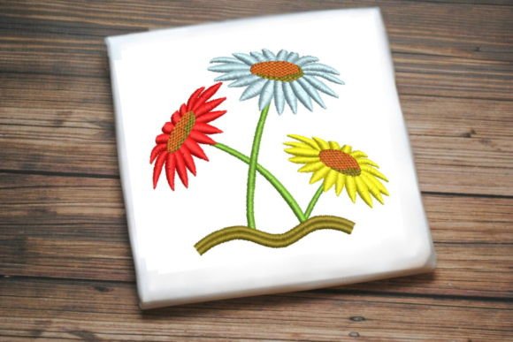 Colored Sunflower: A Thoughtful Embroidery Choice for Personalized Gifts