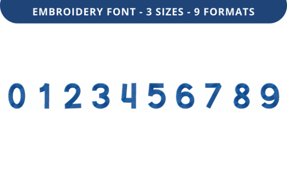 Gumbies Font 0 to 9: A Seasonal Embroidery Staple