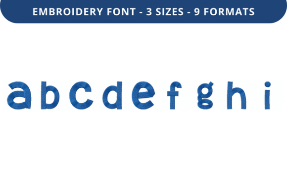 Gumbies Font a to I: A Designer’s Real-World Embroidery Review