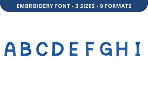 Gumbies Font Uppercase A to I