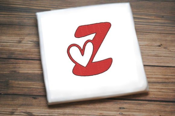 Letter Z with Beautiful Heart