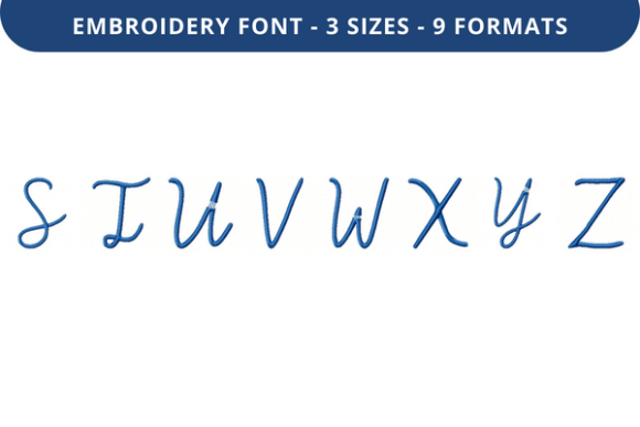 Melinoe Font Uppercase S to Z