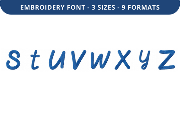 Quiet Dindle Font: Lowercase S to Z