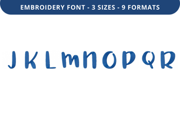 Tropic Berry Font J to R: Sweet, Soft & Stitch-Ready